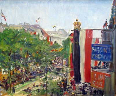 Unter den Linden von Max Slevogt
